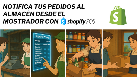 Notifica tus pedidos al almacén desde el mostrador con Shopify POS